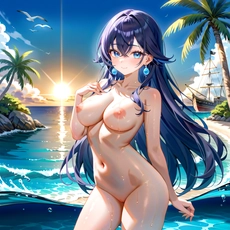 Sexy girl on the beach. Image #1348