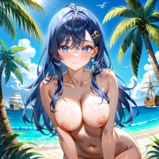 Sexy girl on the beach. Image #1362