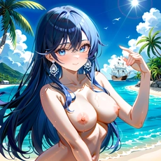 Sexy girl on the beach. Image #1368