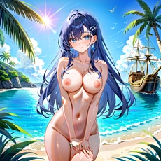 Sexy girl on the beach. Image #1373