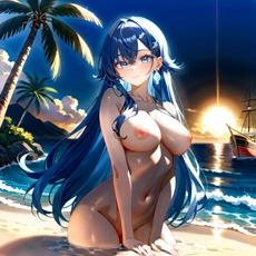 Sexy girl on the beach. Image #1387