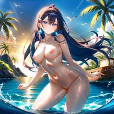 Sexy girl on the beach. Image #1403