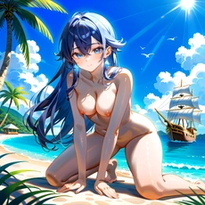 Sexy girl on the beach. Image #1411