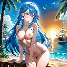 Sexy girl on the beach. Image #1440