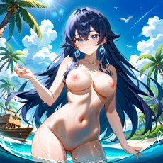 Sexy girl on the beach. Image #1442