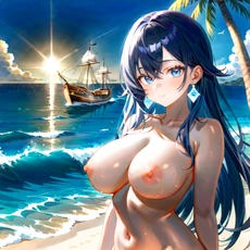 Sexy girl on the beach. Image #1449