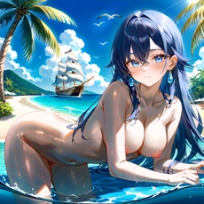 Sexy girl on the beach. Image #1458