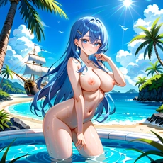 Sexy girl on the beach. Image #1480