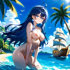 Sexy girl on the beach. Image #1490