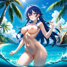 Sexy girl on the beach. Image #1504