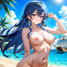 Sexy girl on the beach. Image #1516
