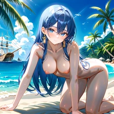 Sexy girl on the beach. Image #1550