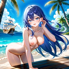 Sexy girl on the beach. Image #1576