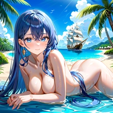 Sexy girl on the beach. Image #1592