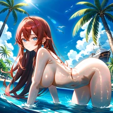 Sexy girl on the beach. Image #1675