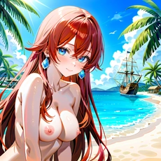 Sexy girl on the beach. Image #1726