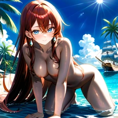 Sexy girl on the beach. Image #1782