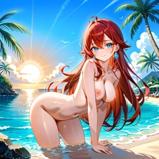 Sexy girl on the beach. Image #1876