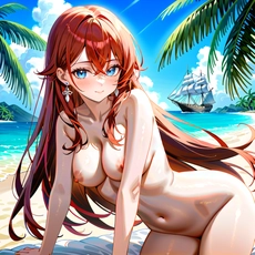 Sexy girl on the beach. Image #1892