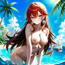 Sexy girl on the beach. Image #1910
