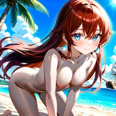 Sexy girl on the beach. Image #1927