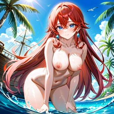 Sexy girl on the beach. Image #1943