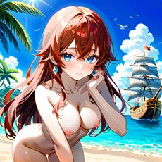 Sexy girl on the beach. Image #1948