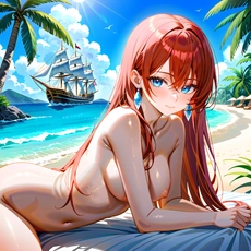 Sexy girl on the beach. Image #1955