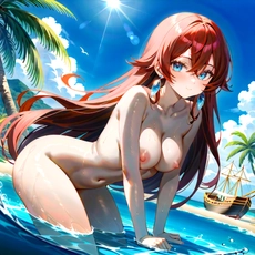 Sexy girl on the beach. Image #1999