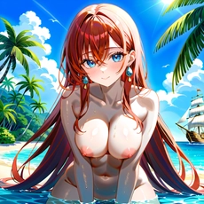 Sexy girl on the beach. Image #2017