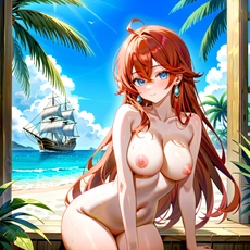 Sexy girl on the beach. Image #2019