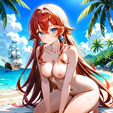 Sexy girl on the beach. Image #2021