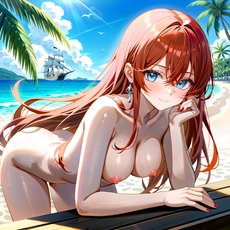 Sexy girl on the beach. Image #2039